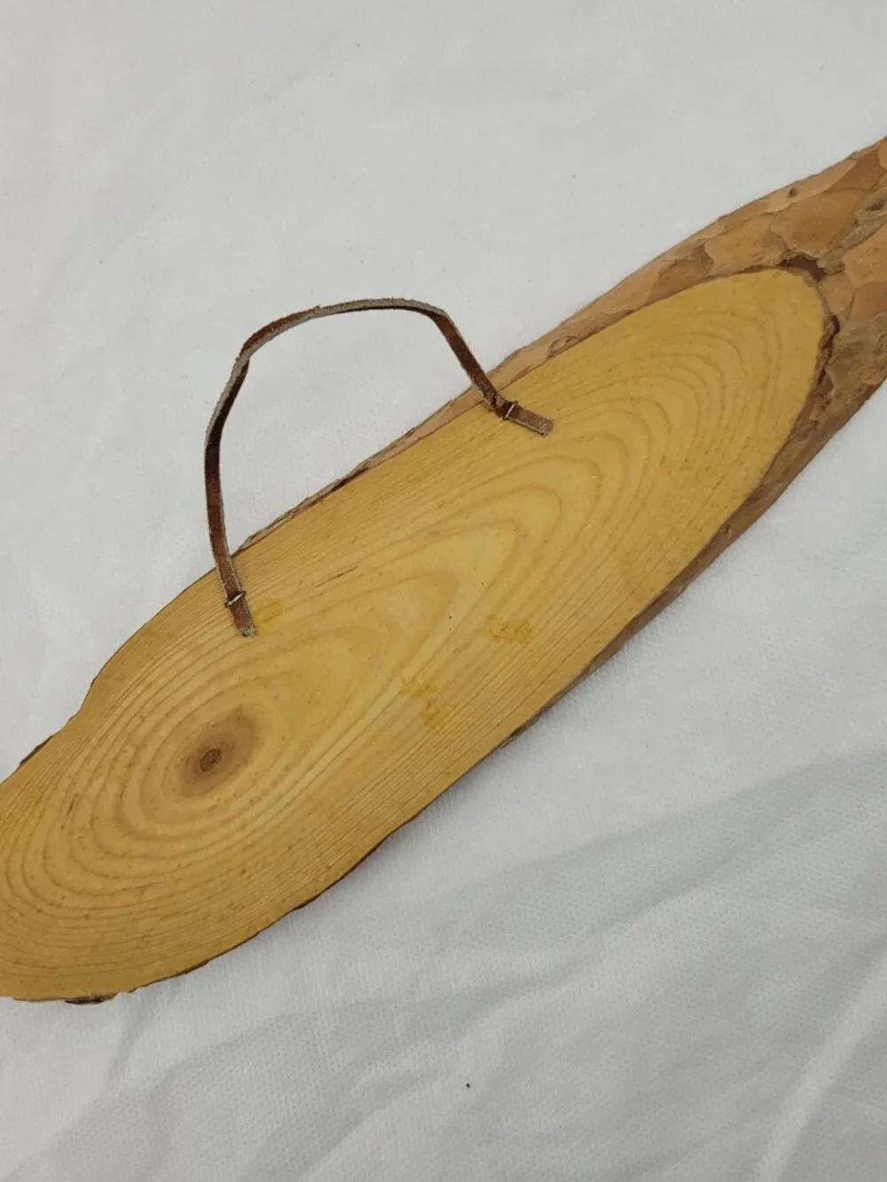Vintage Live Edge Wood Plaque 